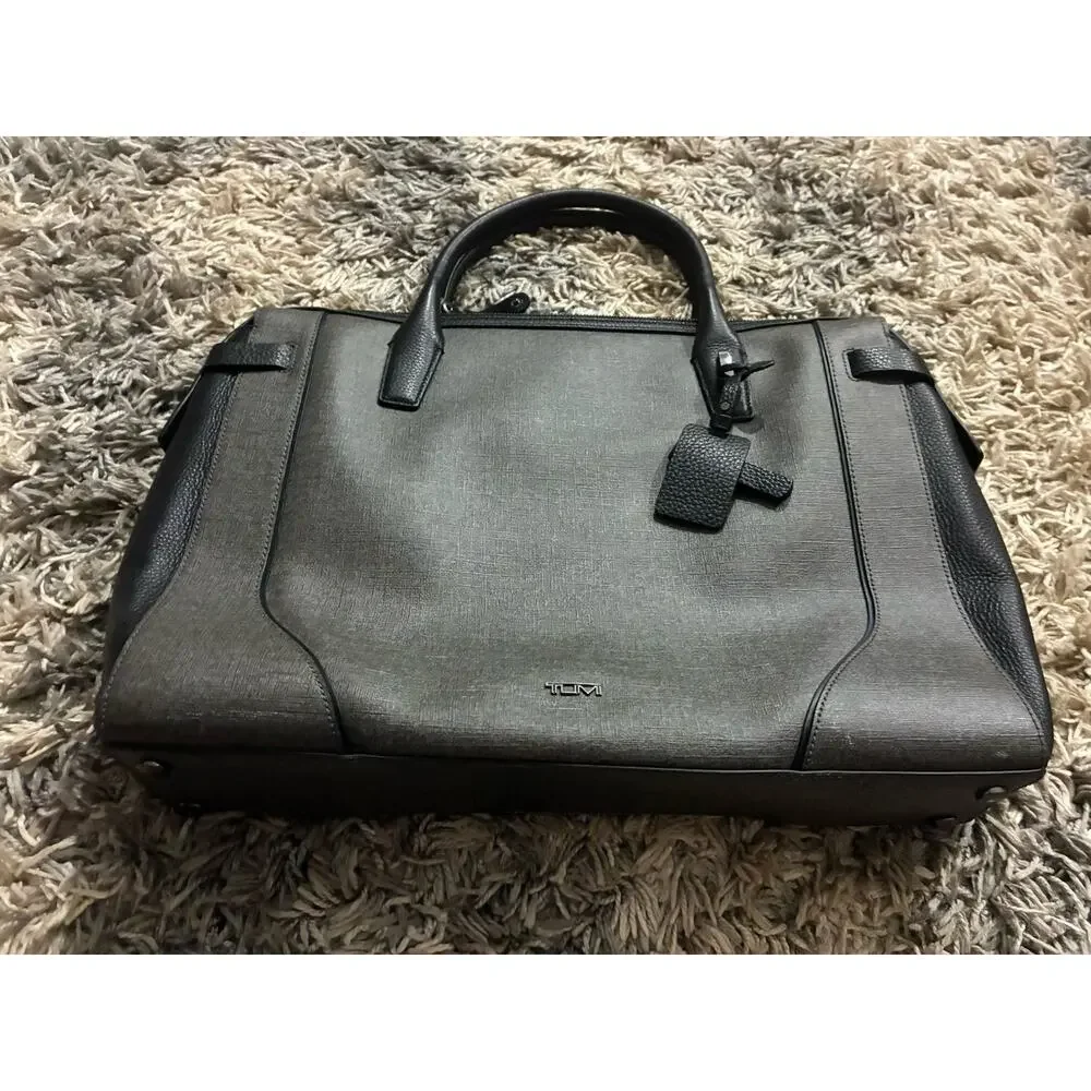 TUMI Irina Laptop Briefcase Earl Gray Used